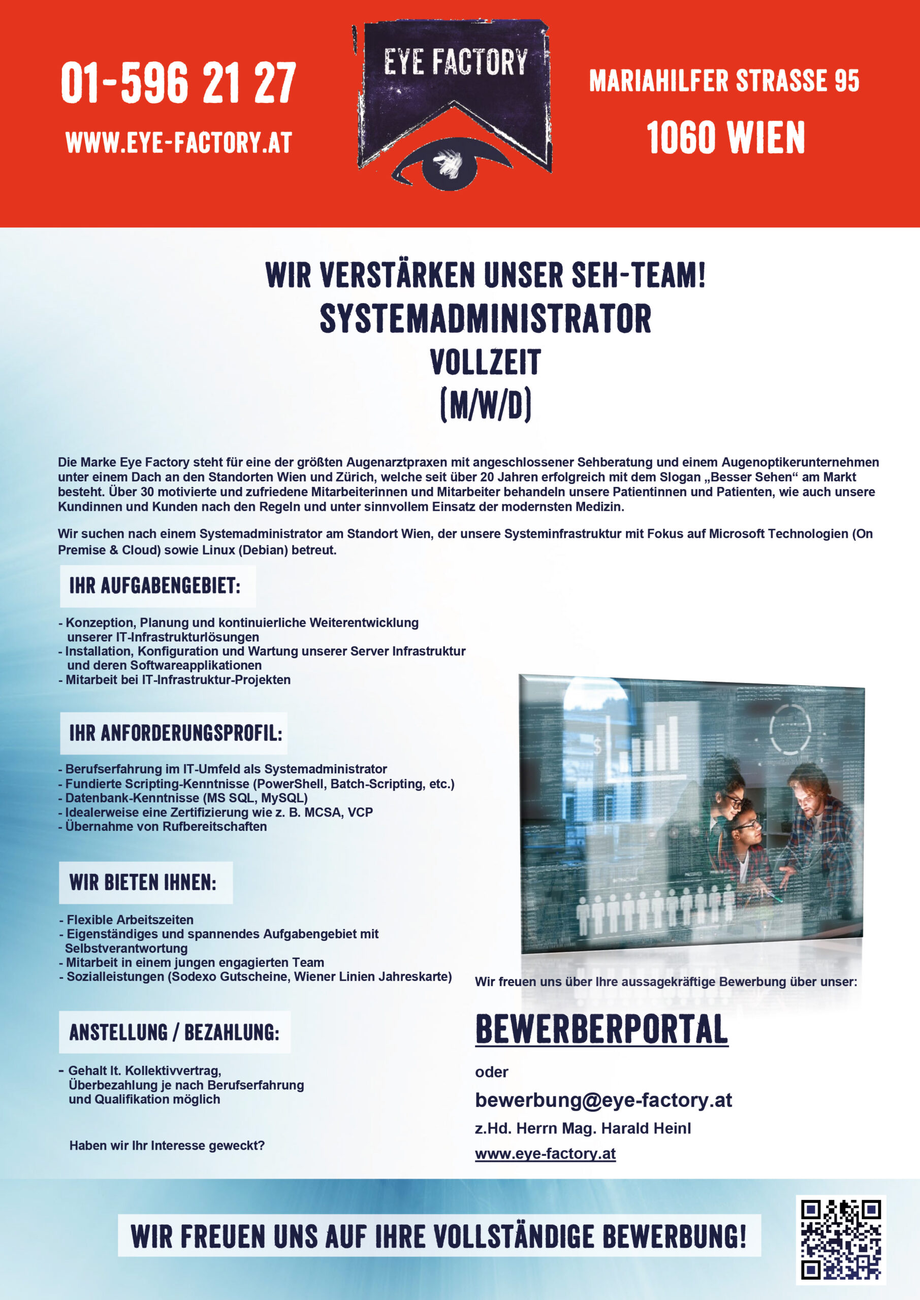 BRIGITTE_2022_Inserat_Systemadministrator_mitAdresse - Augenarzt Wien - Vienna - alle Kassen