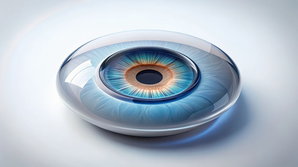 Visualisierung eines Auges